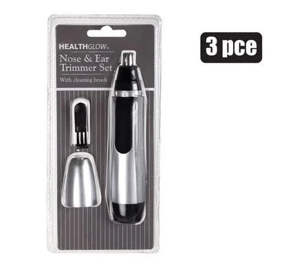 Hair trimmer set 3pce ear/nose