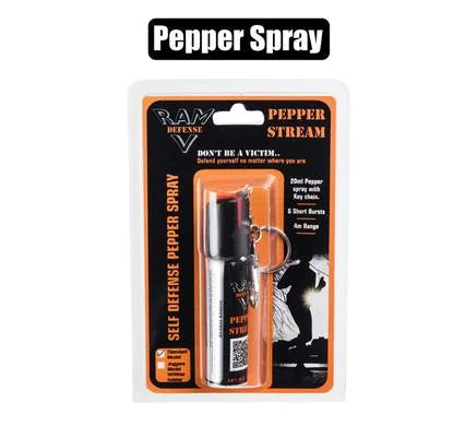 Pepper spray keyring 6xbursts
