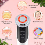 AuraGlow 7-in-1 EMS & RF Anti-Aging Facial Device