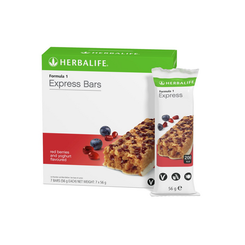 Formula 1 Express Bar Red Berries and Yoghurt 7 Bar 56 gr. Per bar